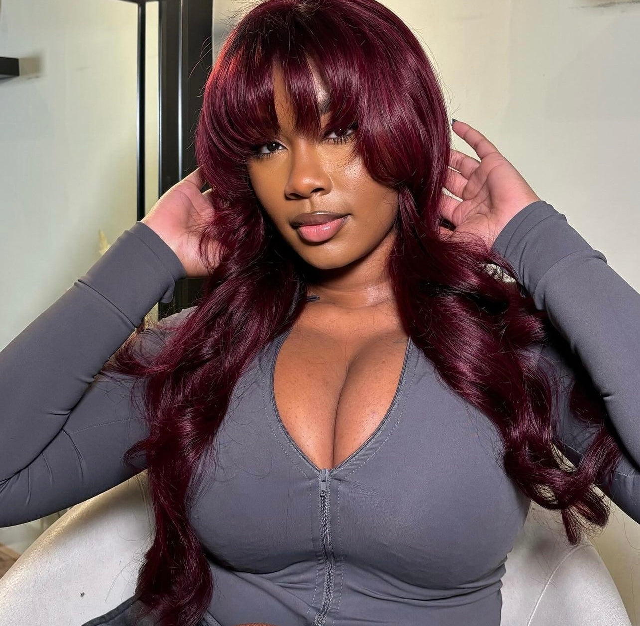 Cherry Red Bodywave