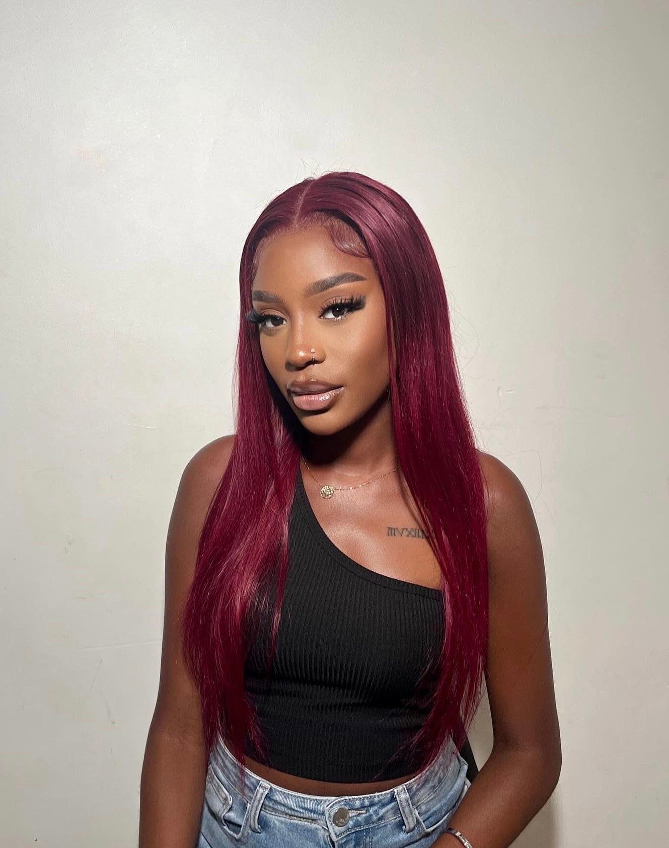 Burgundy Straight