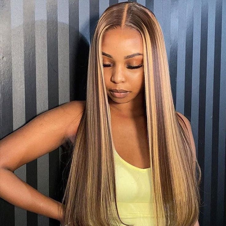 Honey Blonde Highlight Straight