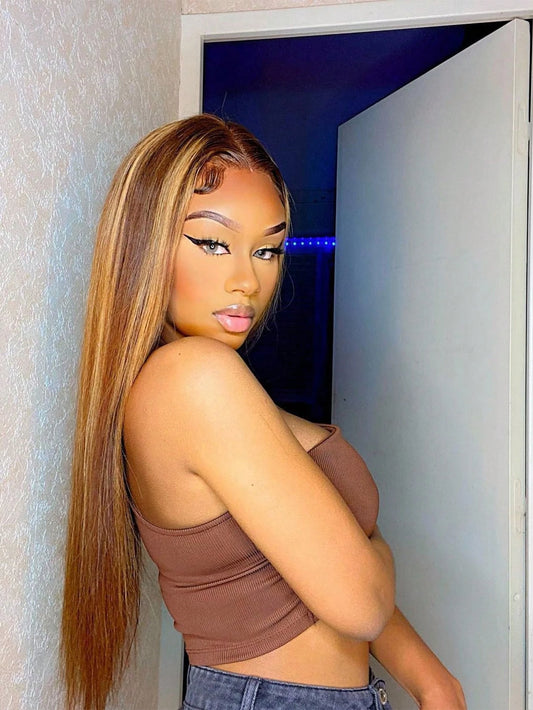 Honey Blonde Highlight Straight